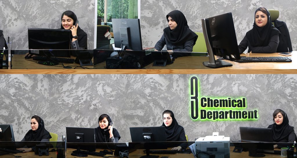 کارکنان واحد شیمیایی