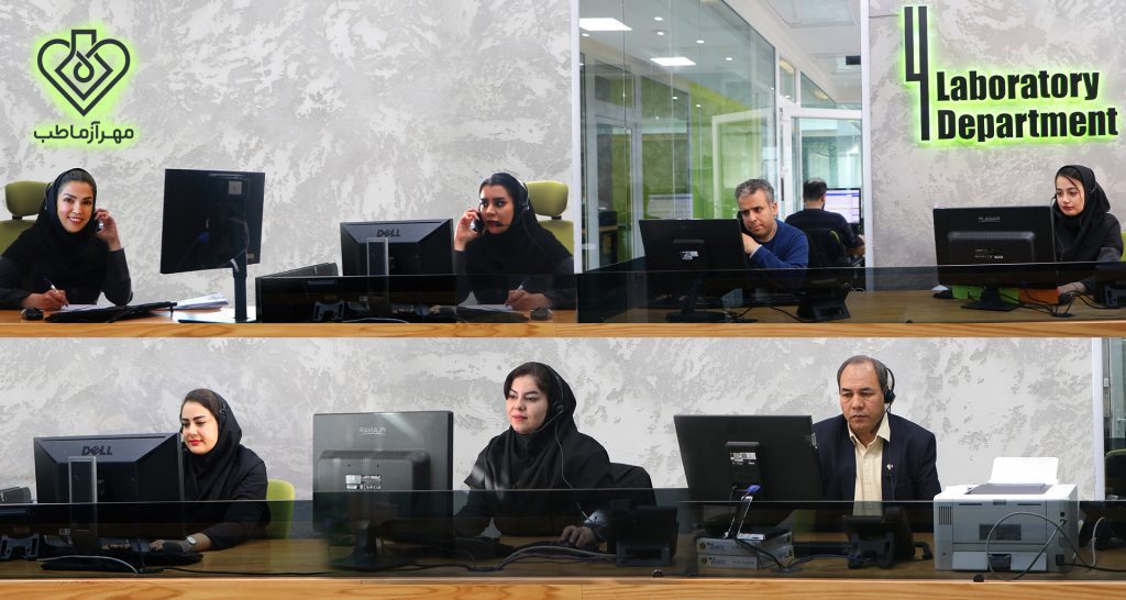 کارکنان واحد آزمایشگاهی