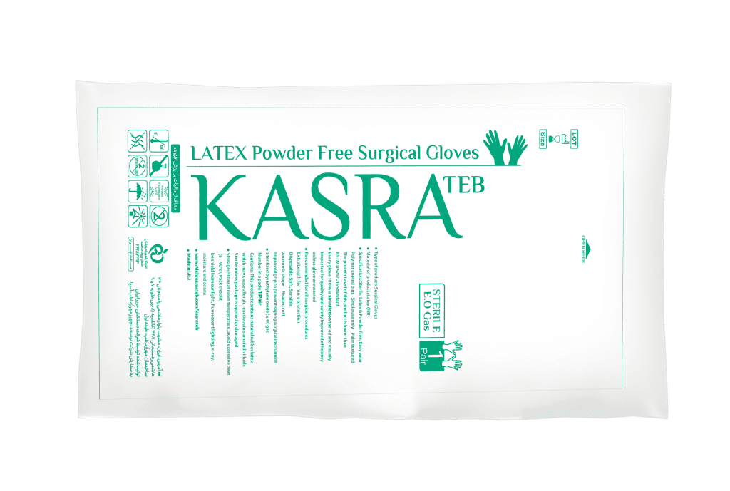 دستکش جراحی کسری طب