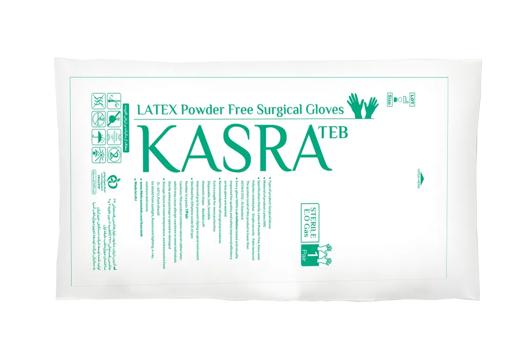 دستکش جراحی کسری طب